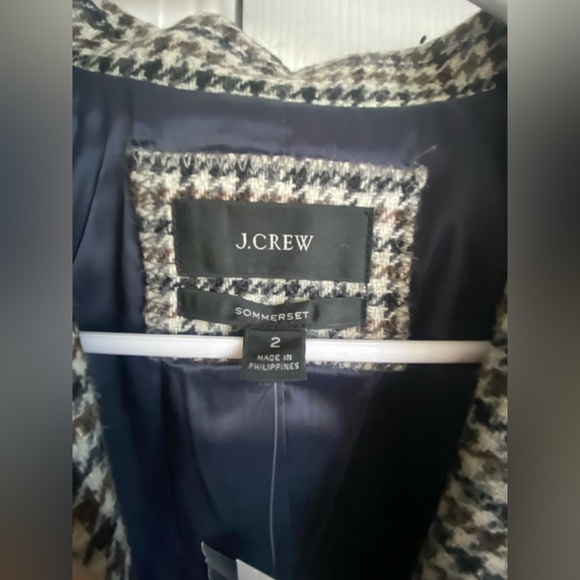 J.Crew Sommerset blazer in houndstooth wool - size 2 - Picture 6 of 8